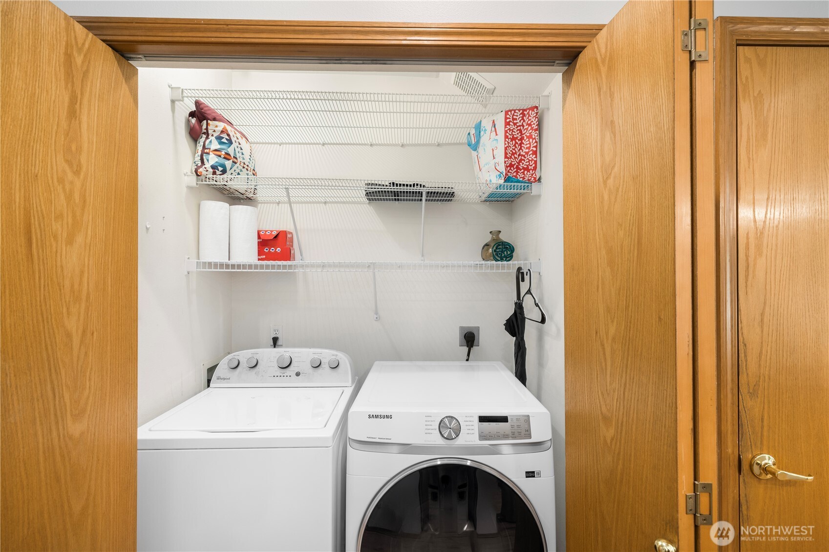 Washer and Dryer stay.
