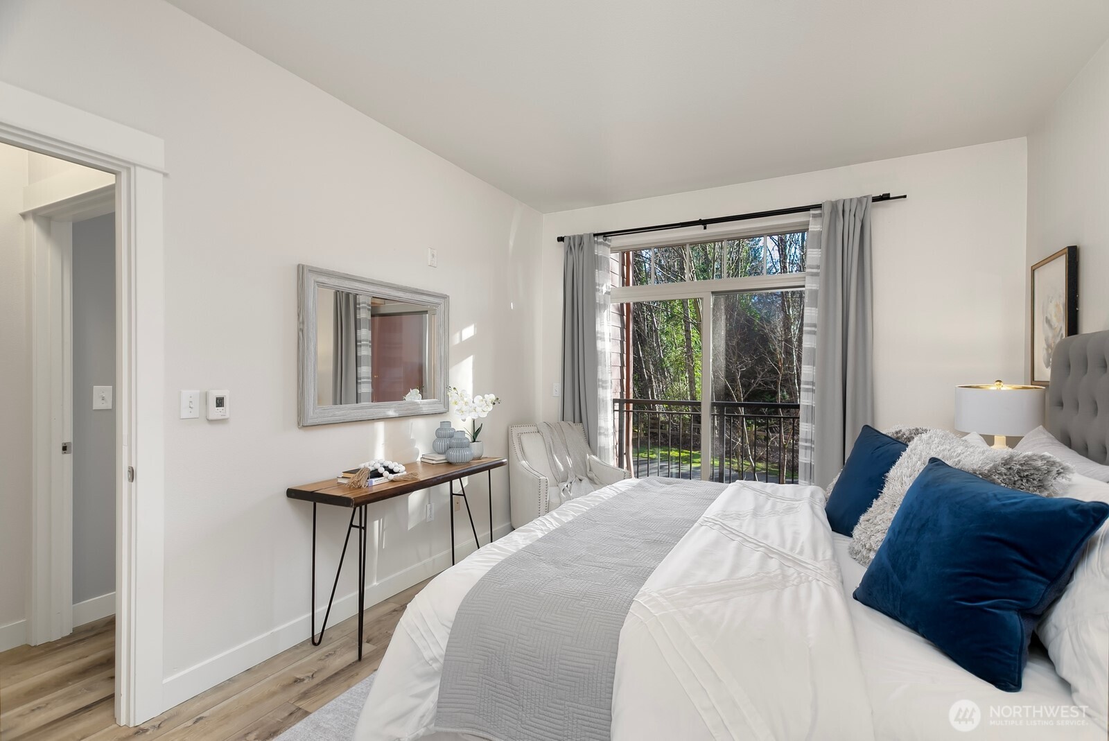 Master Bedroom With Balcony