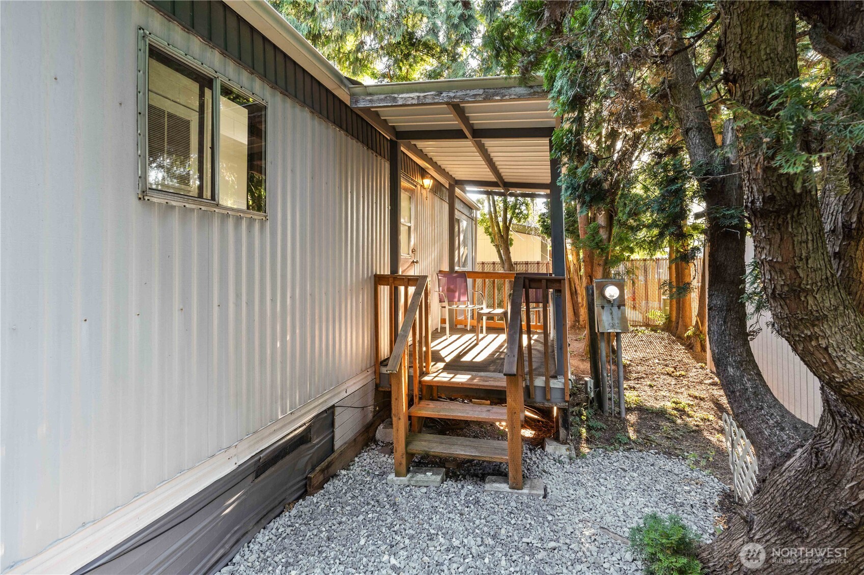 Back of home and back porch