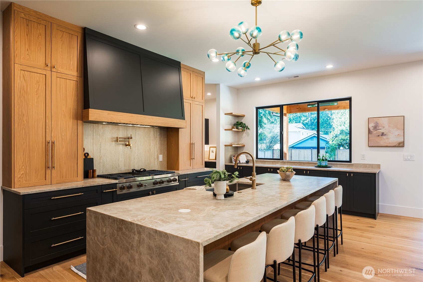 Waterfall stone edge