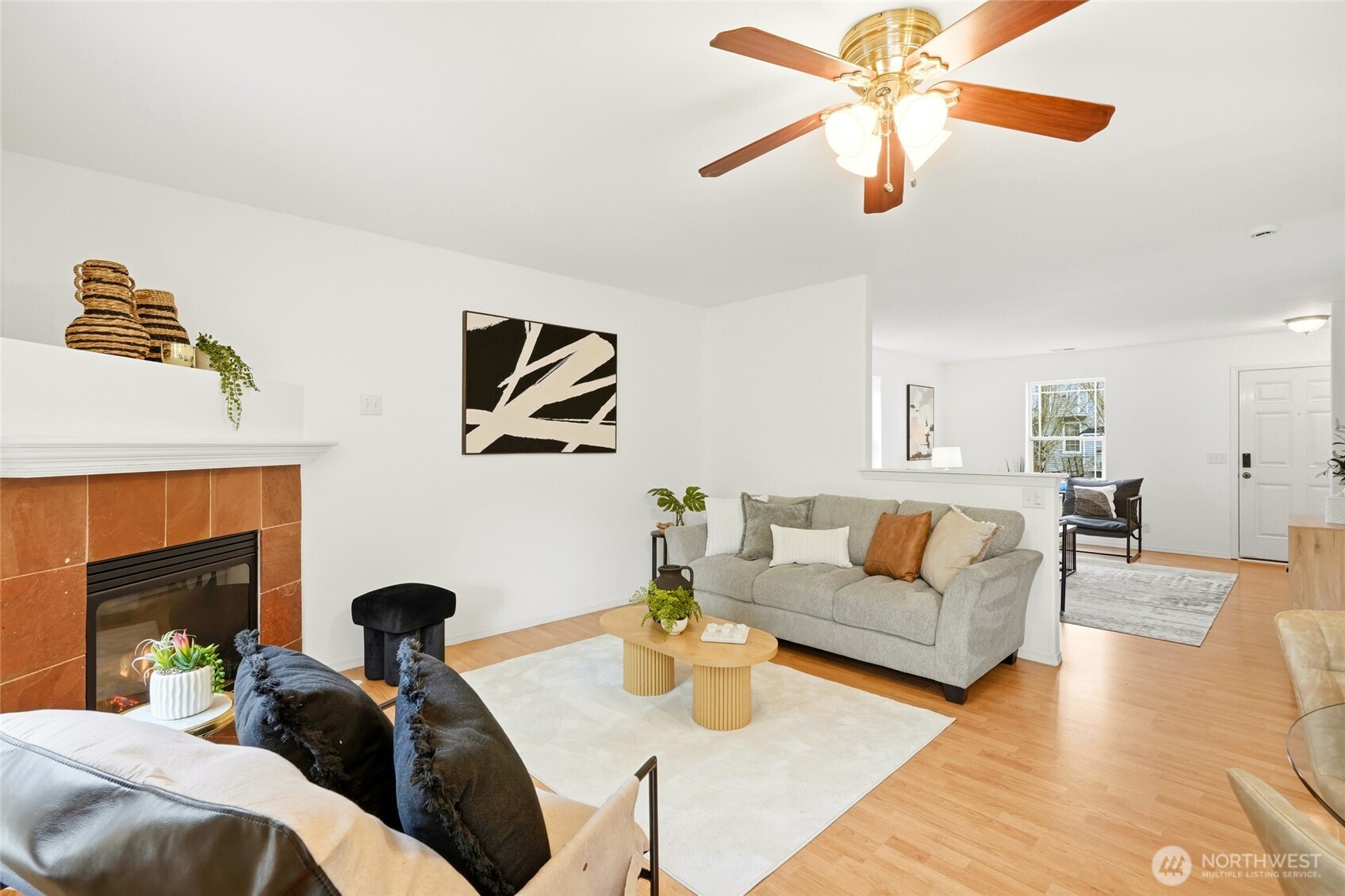 Comfortable family room designed for everyday living