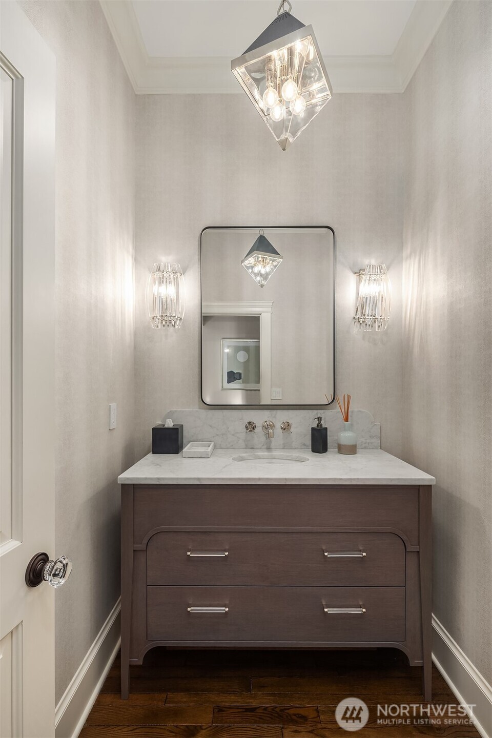 Main floor powder room.