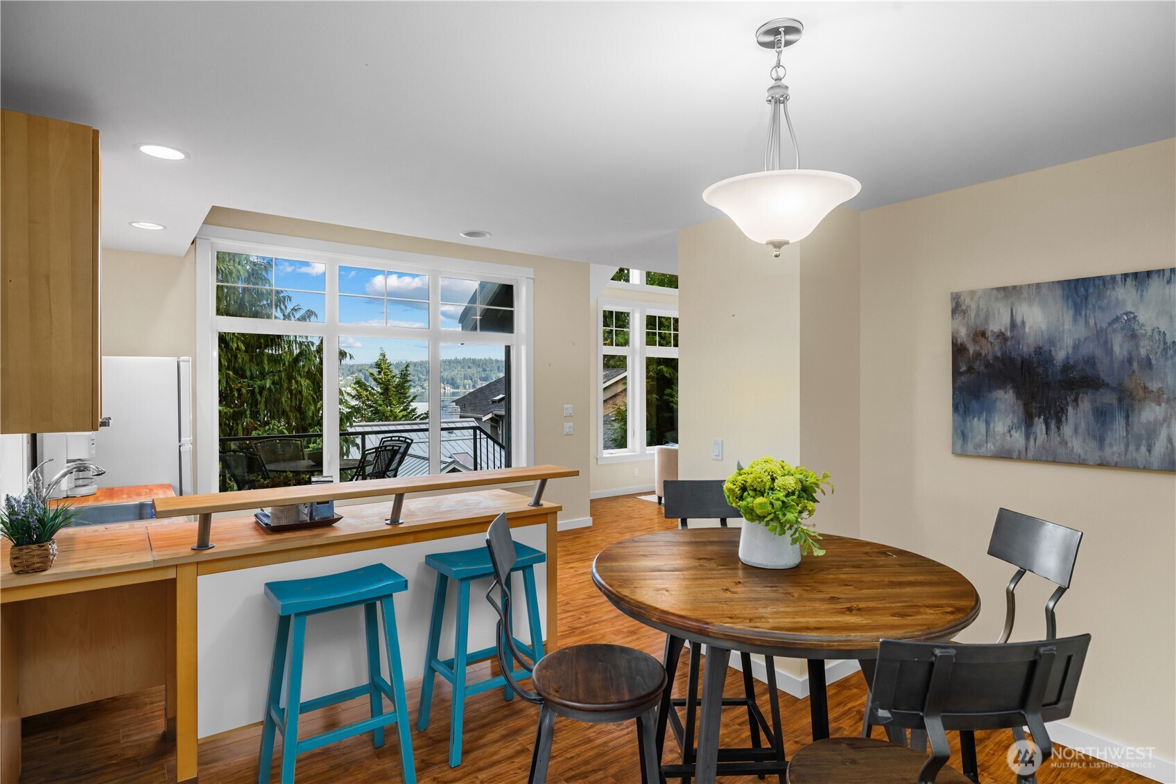 Charming ADU kitchen and eating space