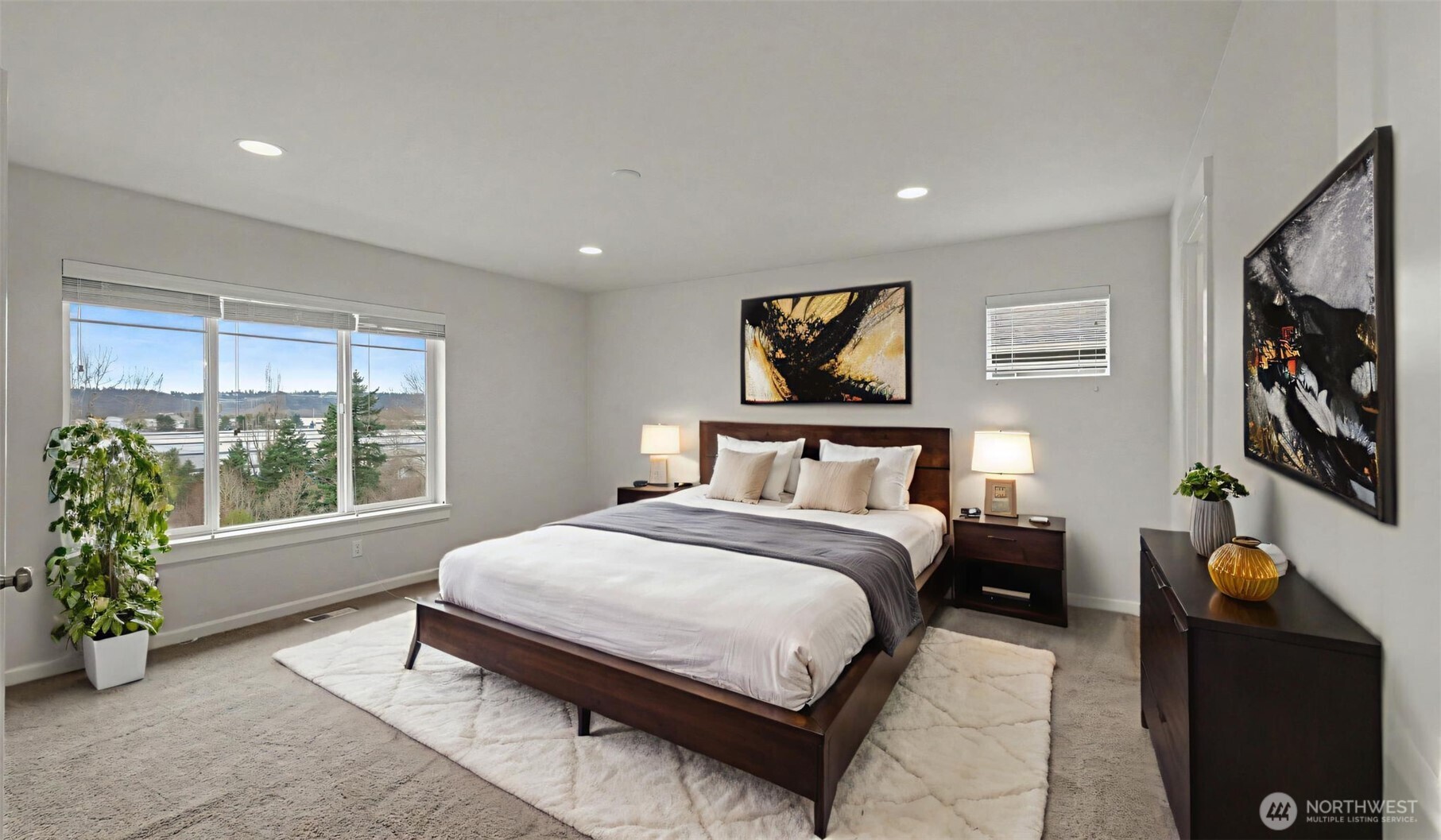 Custom built California walk-in closet.