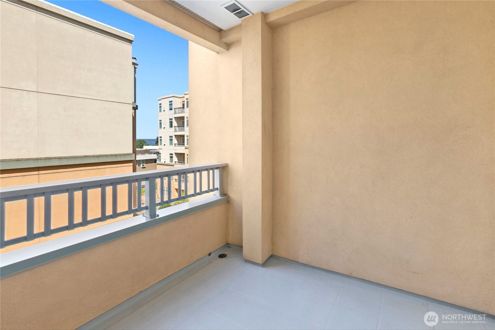 Balcony/Deck with Peak-a-boo View of Lake Washington