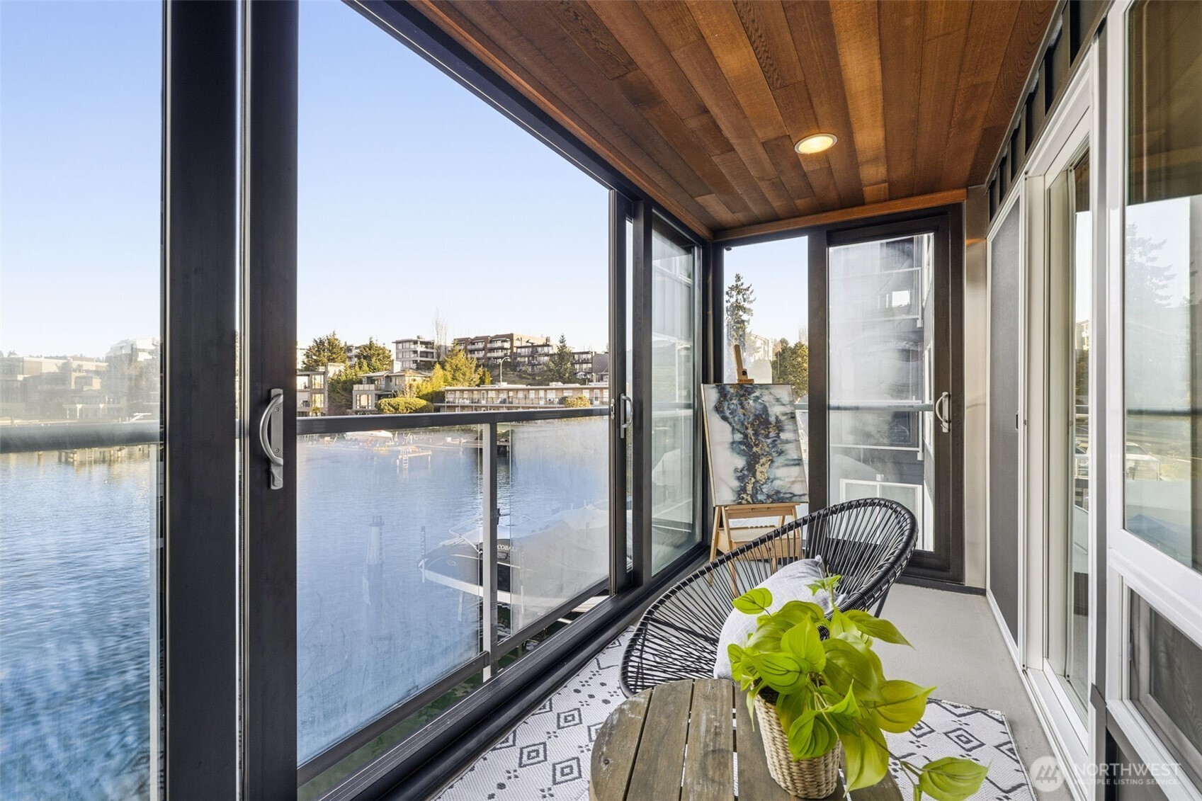 Lanai living — morning coffee, evening sunsets