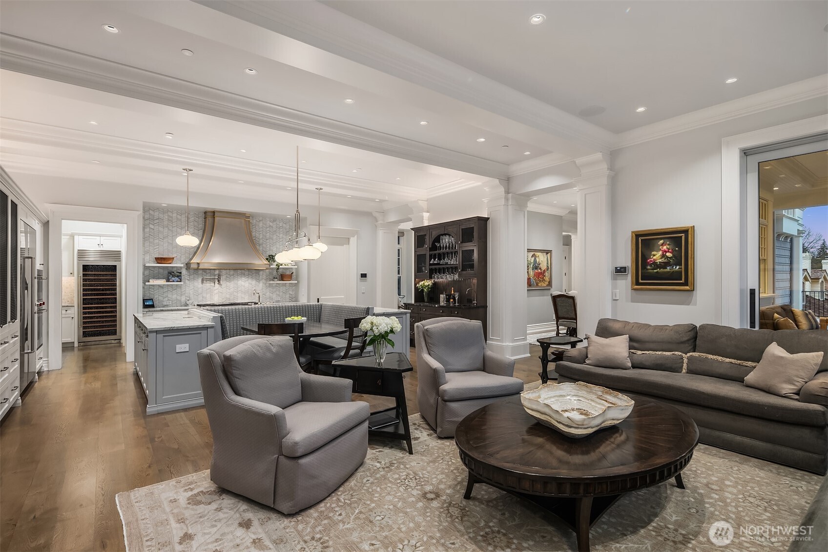 Sophisticated, inviting, rarely available with timeless beauty and appeal.  This is a once-in-a-lifetime, if you are lucky home!