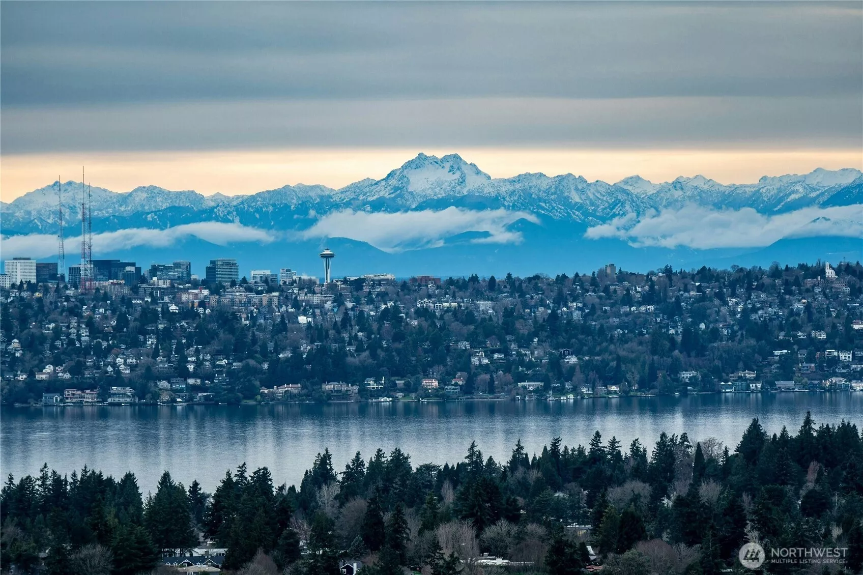 Beauty in every direction, north facing with views sweeping from the Olympics to Cascades.