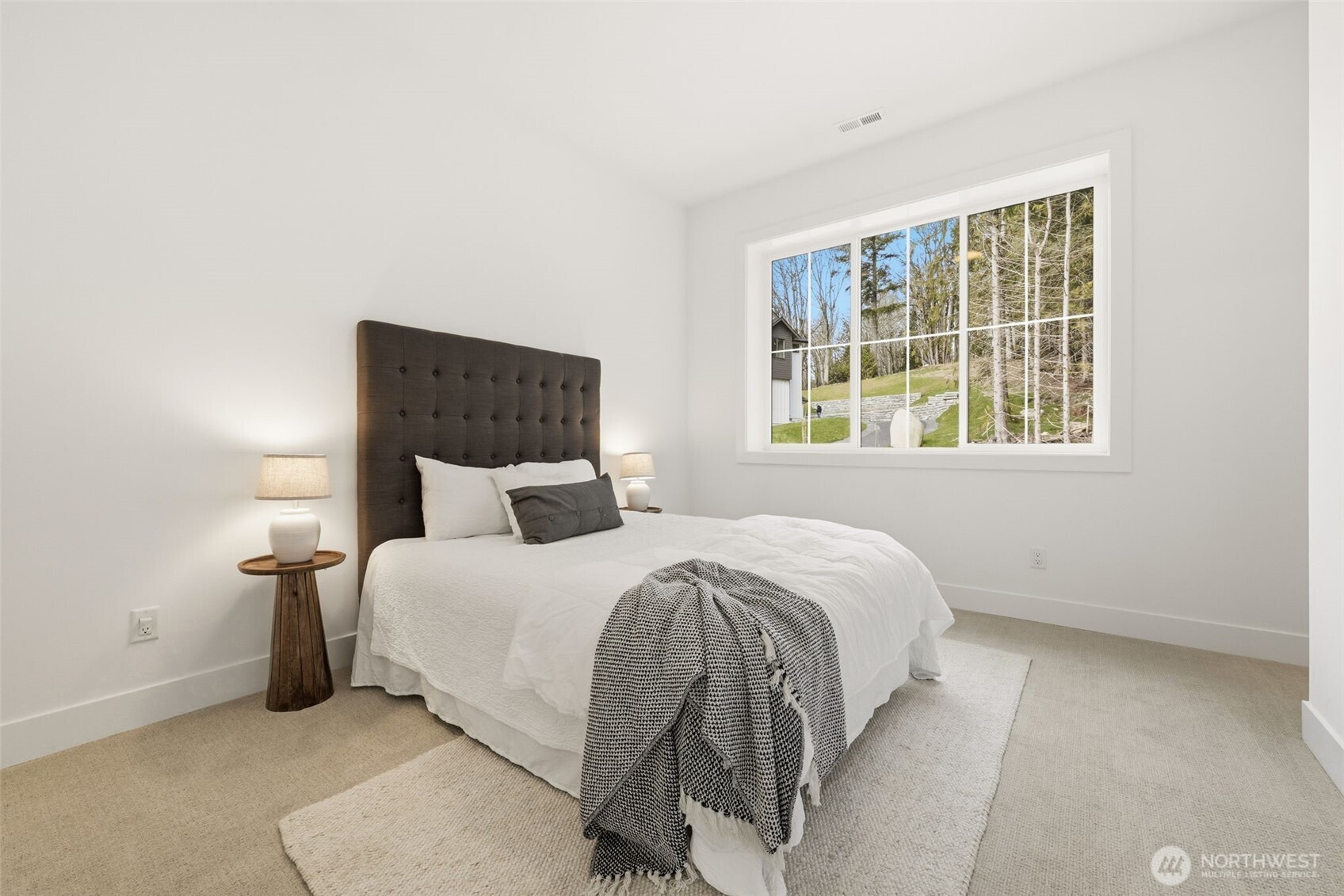 One of the bedrooms upstairs