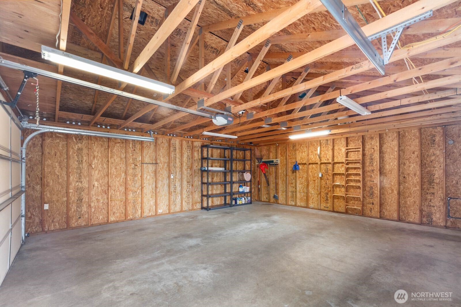 Massive private garage.