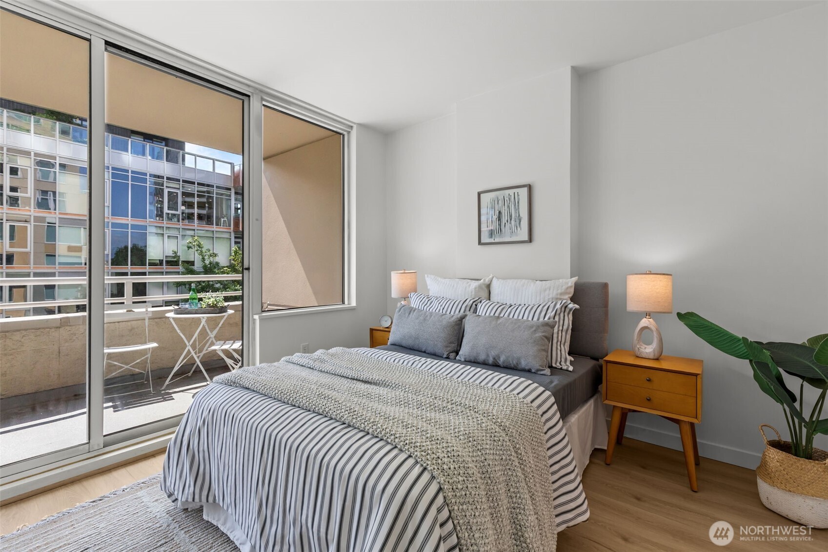 Private bedroom with own access to balcony