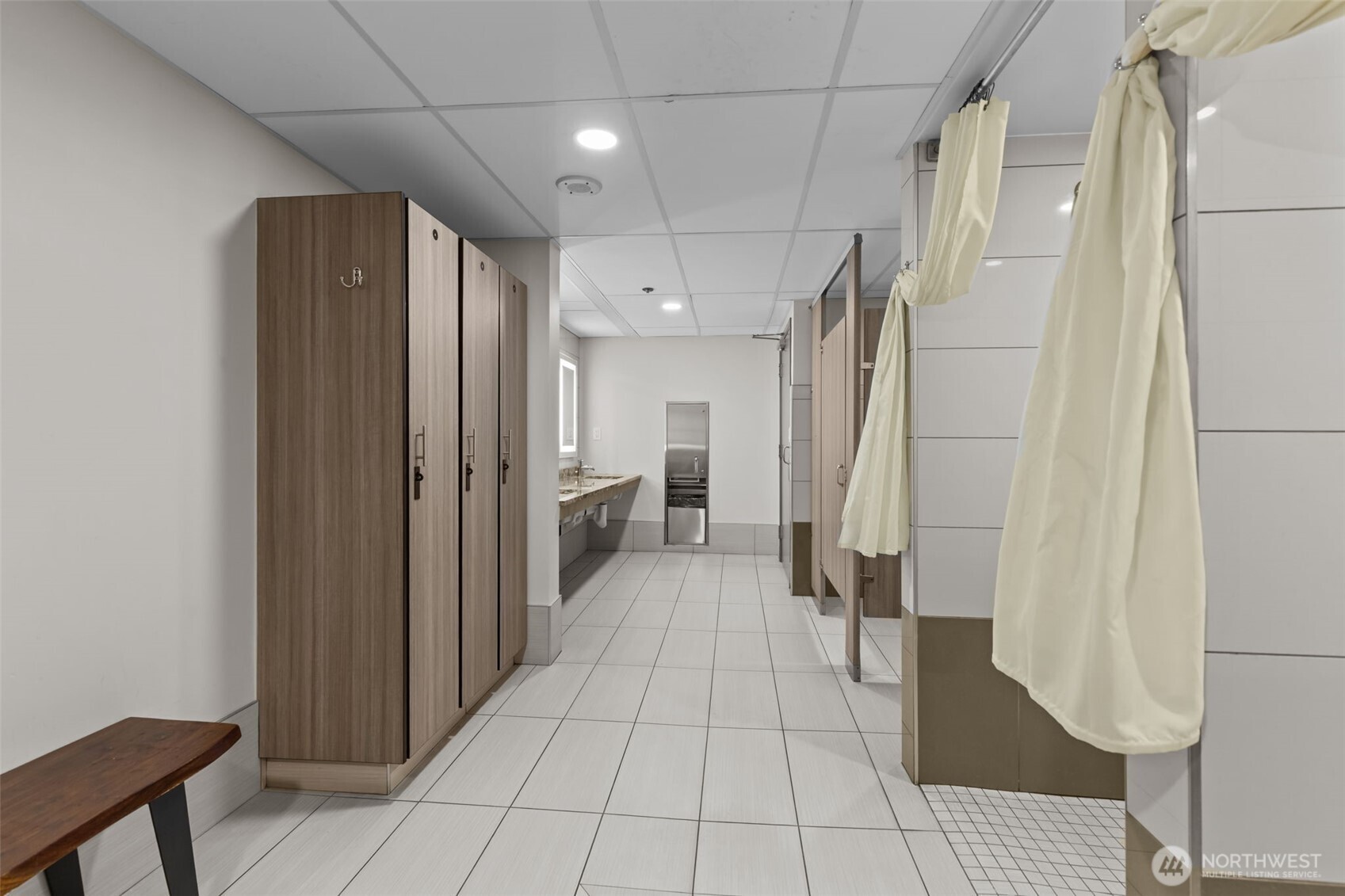 Separate Locker Rooms with showers