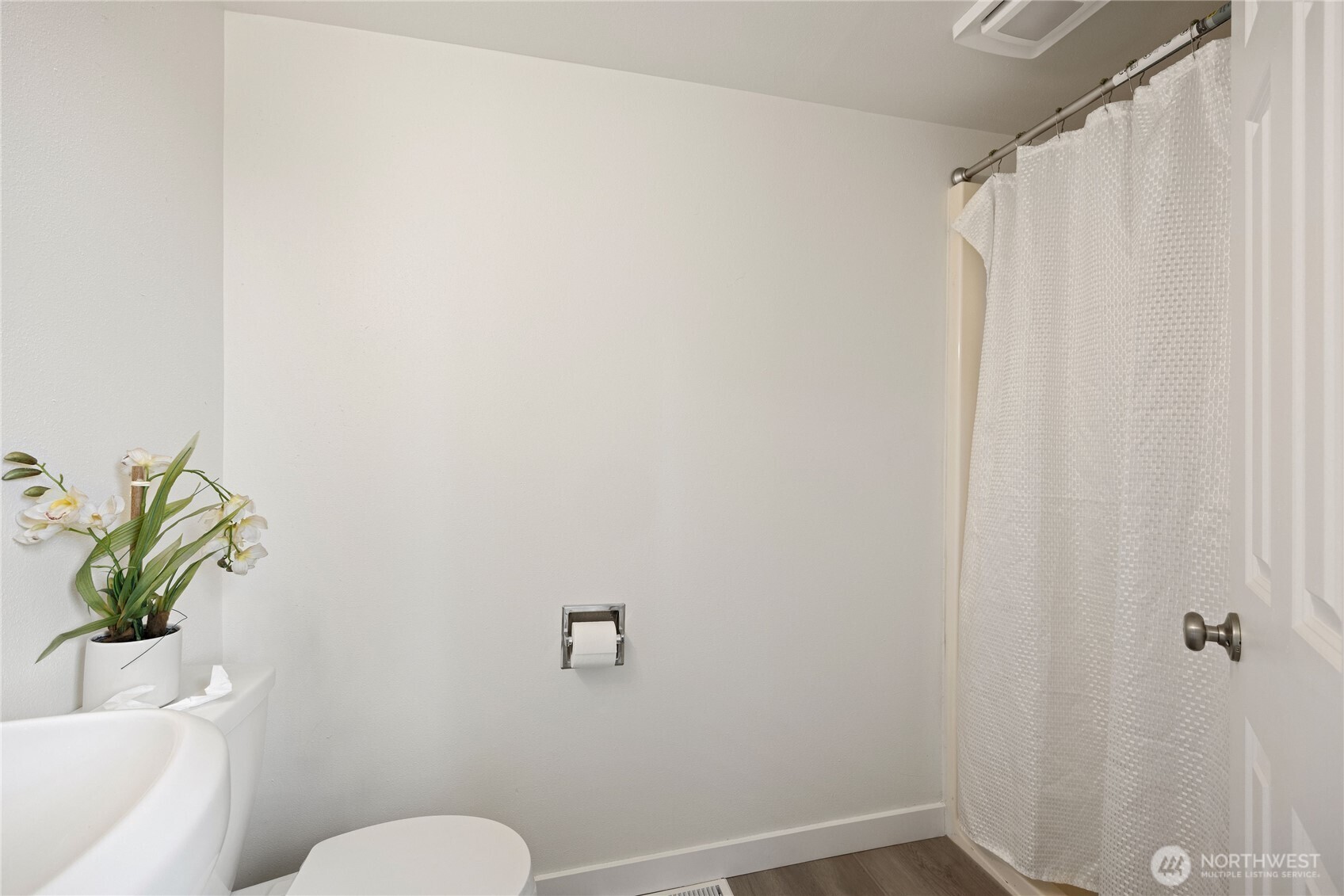 Walk through the large closet area upstairs into the massive upstairs bedroom / bonus room.