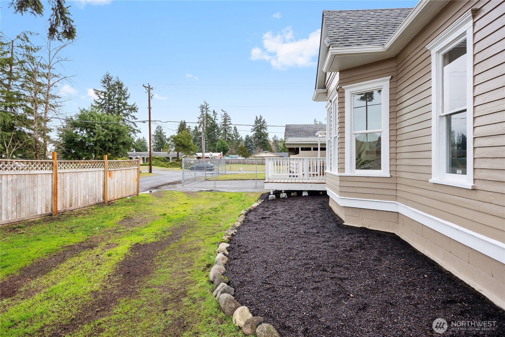 Covered back deck