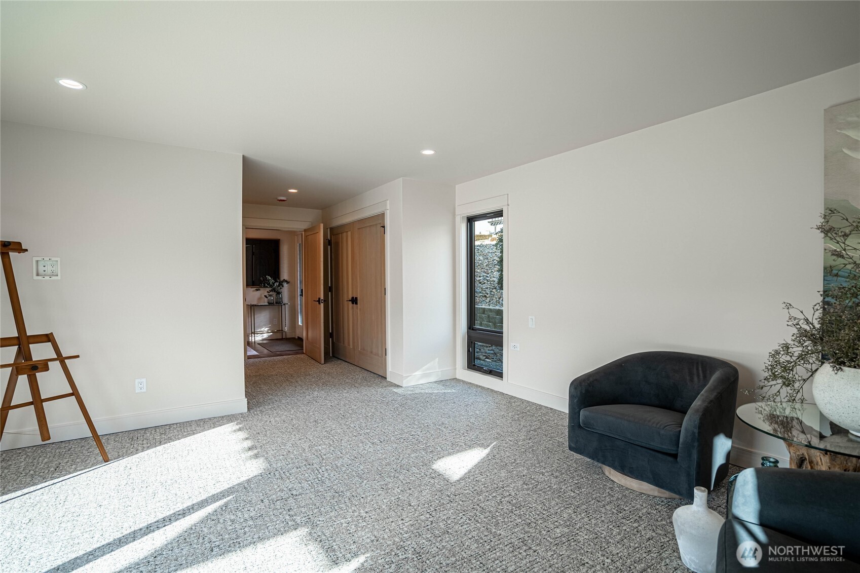 Second bedroom is large enough for a king size bed and also features an en suite bathroom. Great for two couples or additional guests.