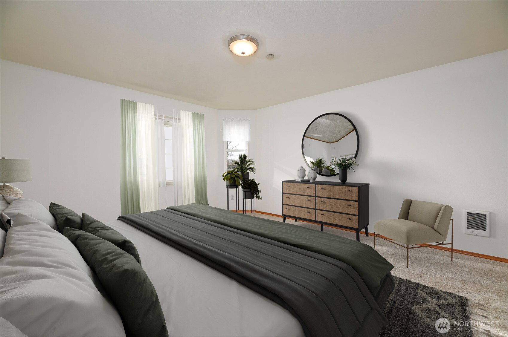 Virtual Staging Another Primary Bedroom View