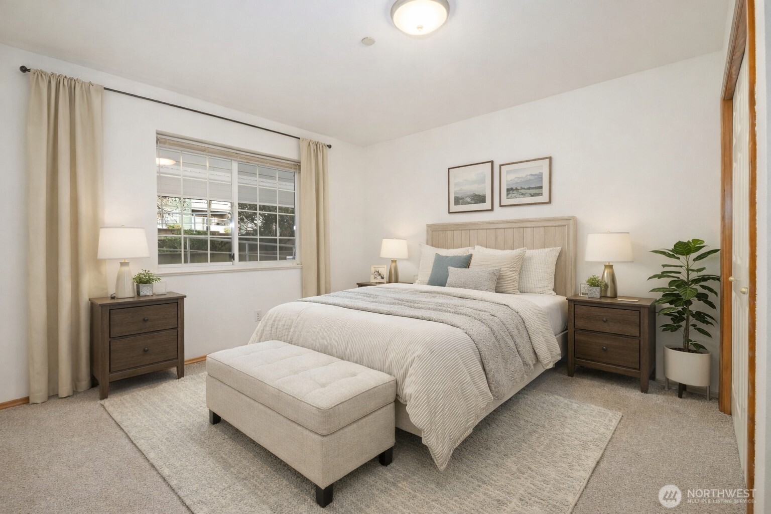 Virtual Staging Second Bedroom