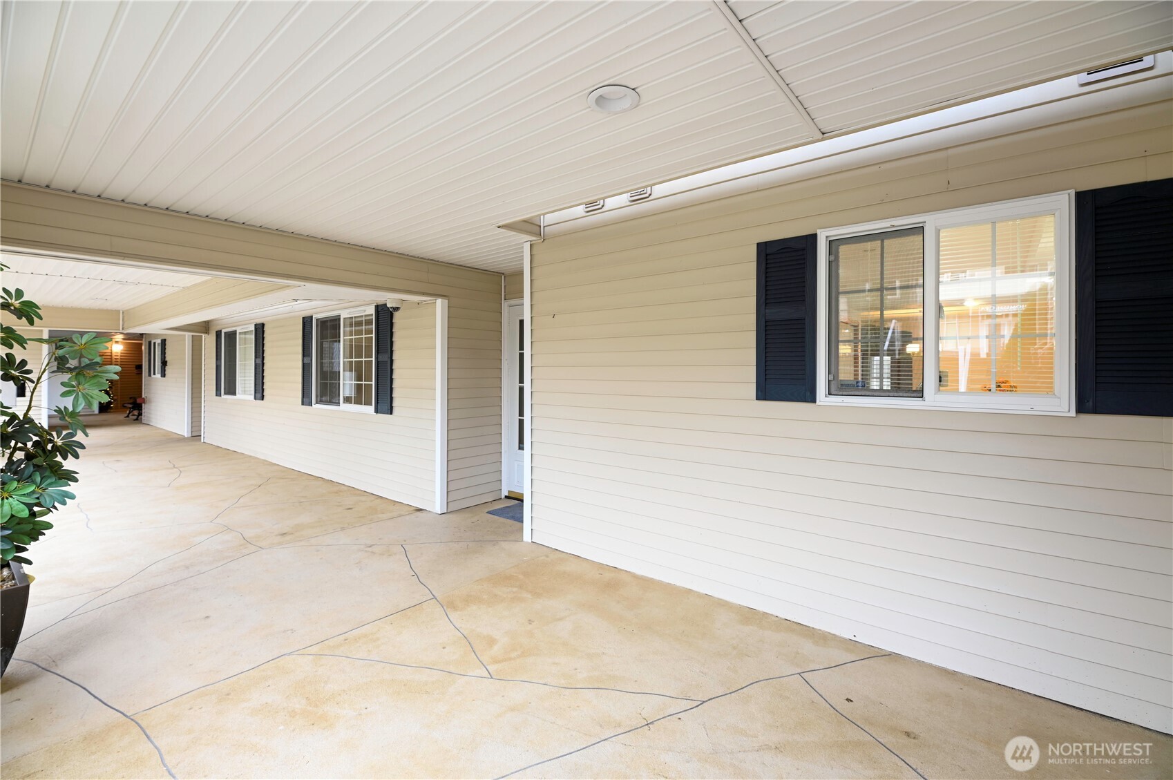 Covered Outside Entrance