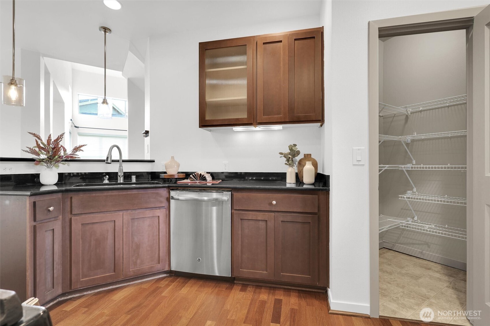 Functional kitchen layout designed for efficiency and storage.