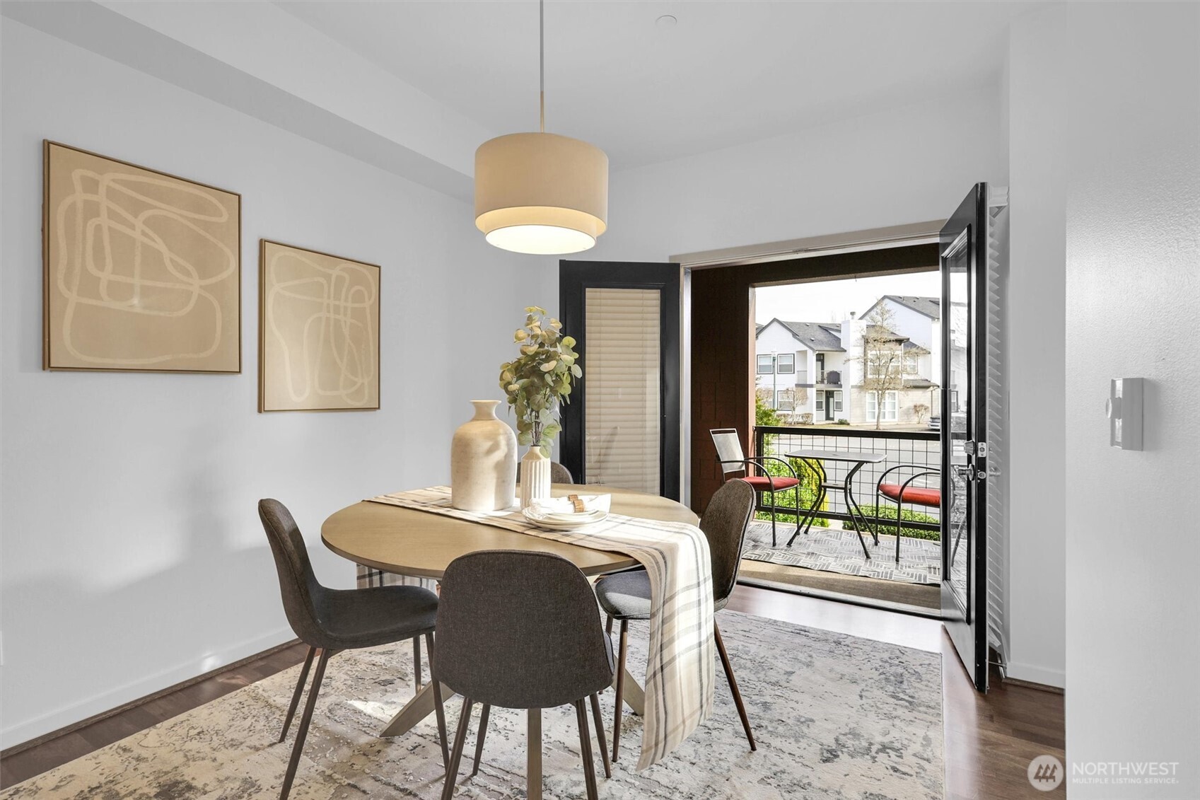 Dining space with easy access to outdoor living.