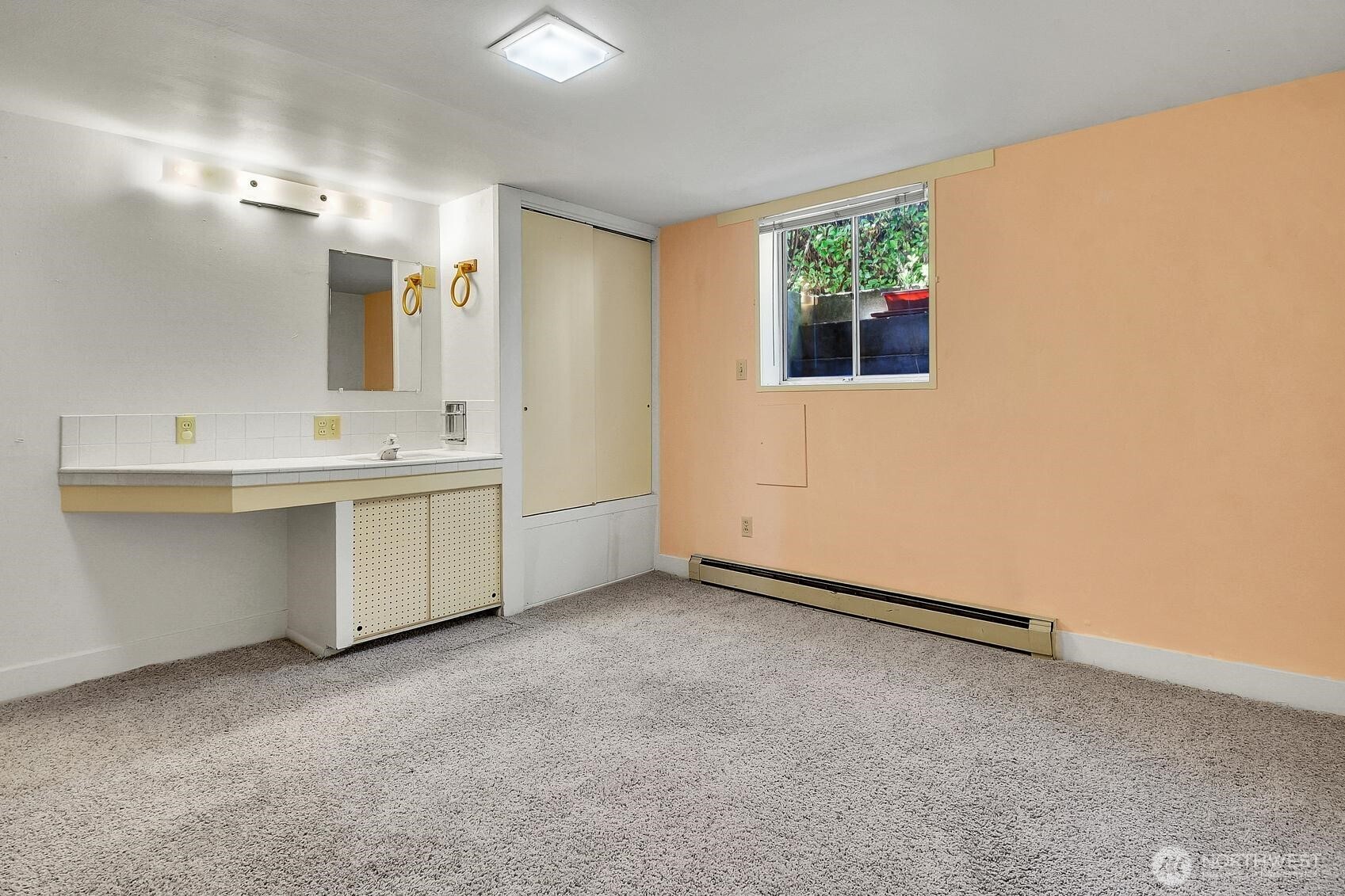 Bedroom #1 in the lower level.