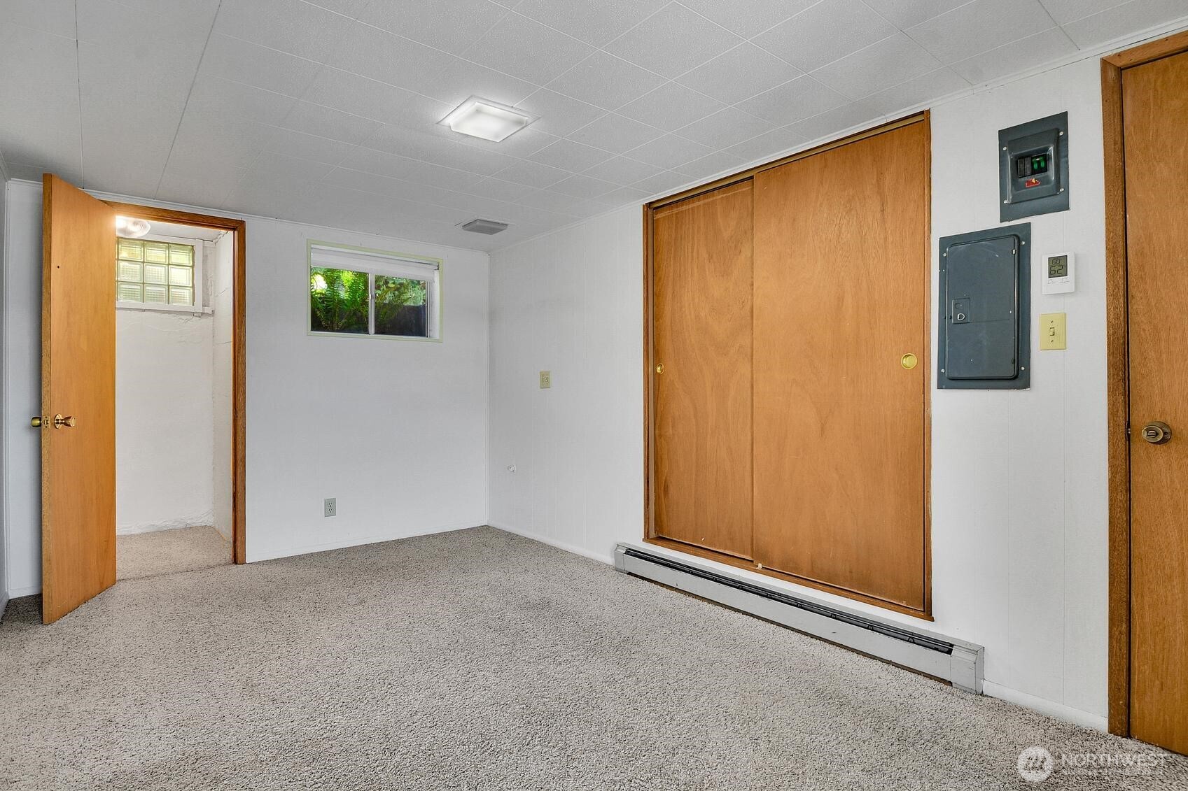 Bedroom #2 in the lower level.