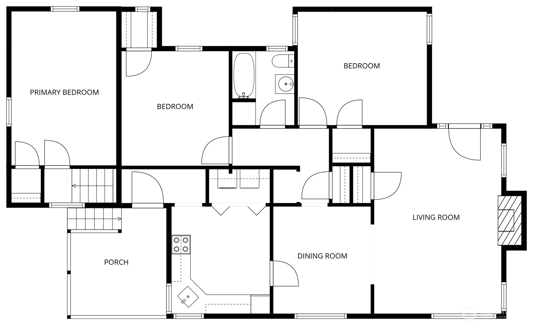 Floor Plan - Main Level Unit