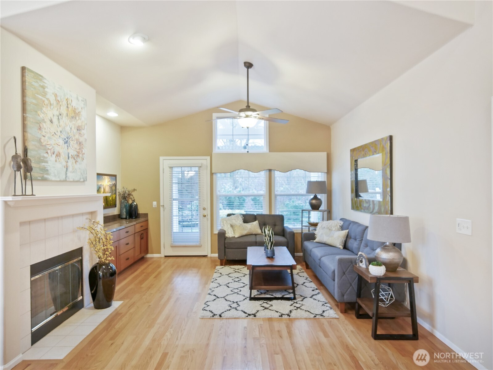 Access to your private, covered patio here.