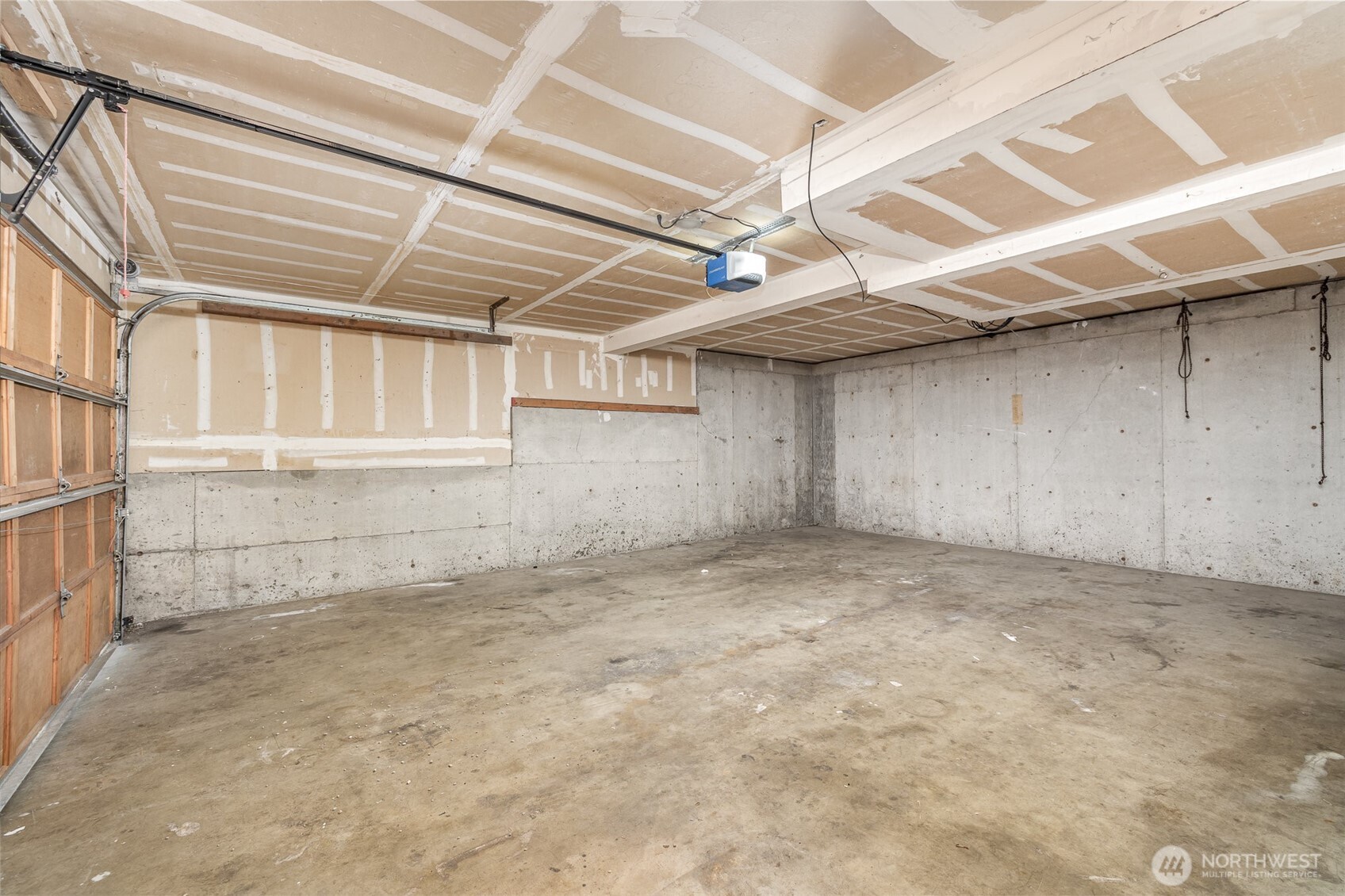 Large garage with space to park and for storage!