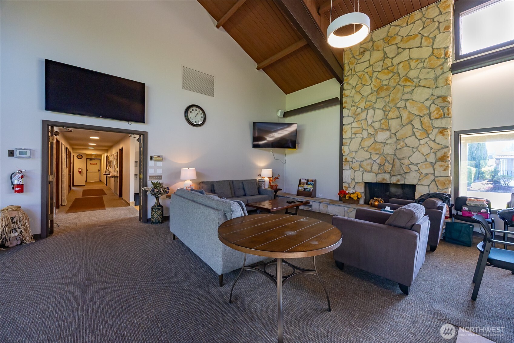 Another view of the Clubhouse.  The clubhouse is available to rent for a party too!