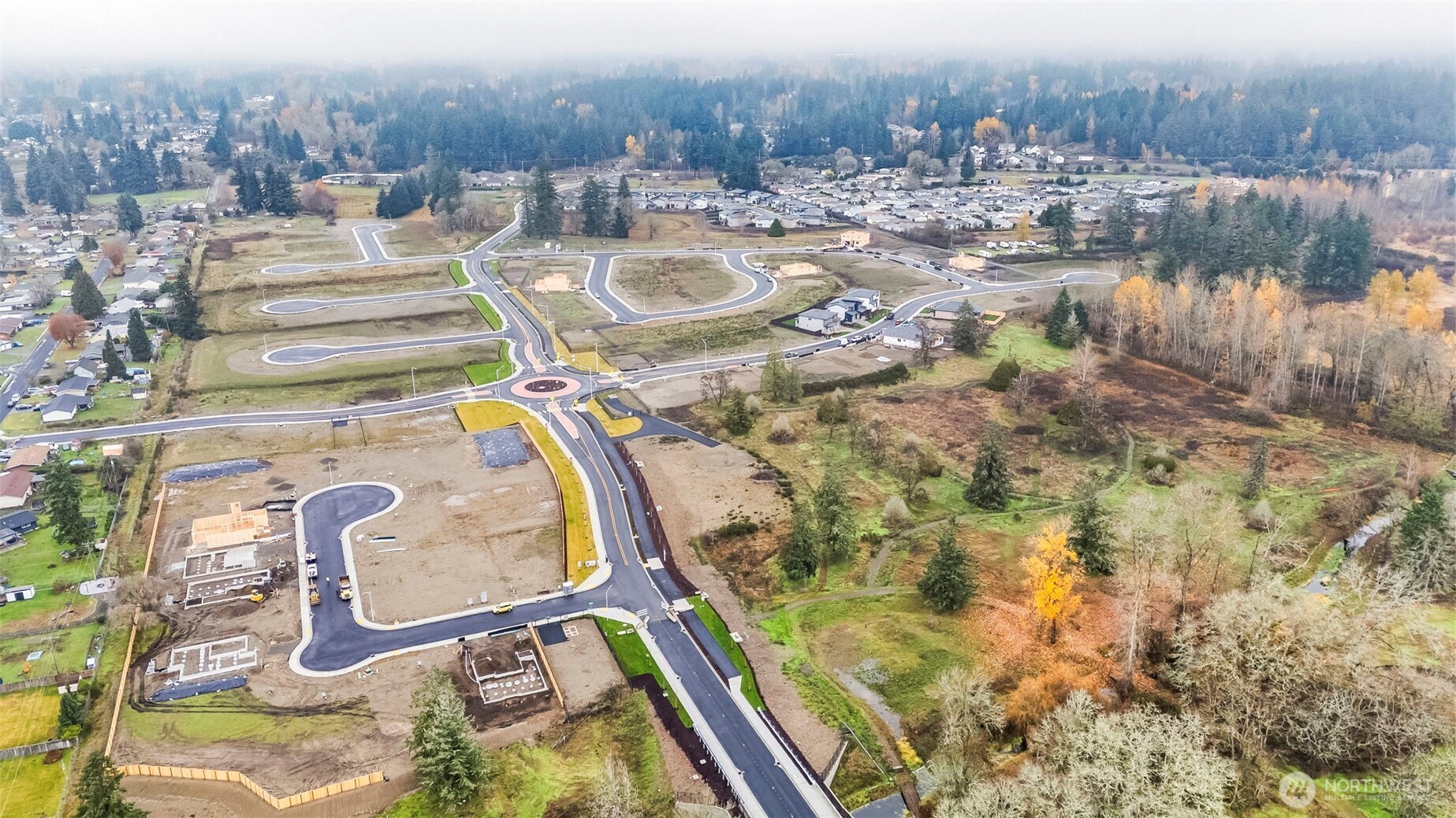 Aerial photo of Community, early Dec 2025