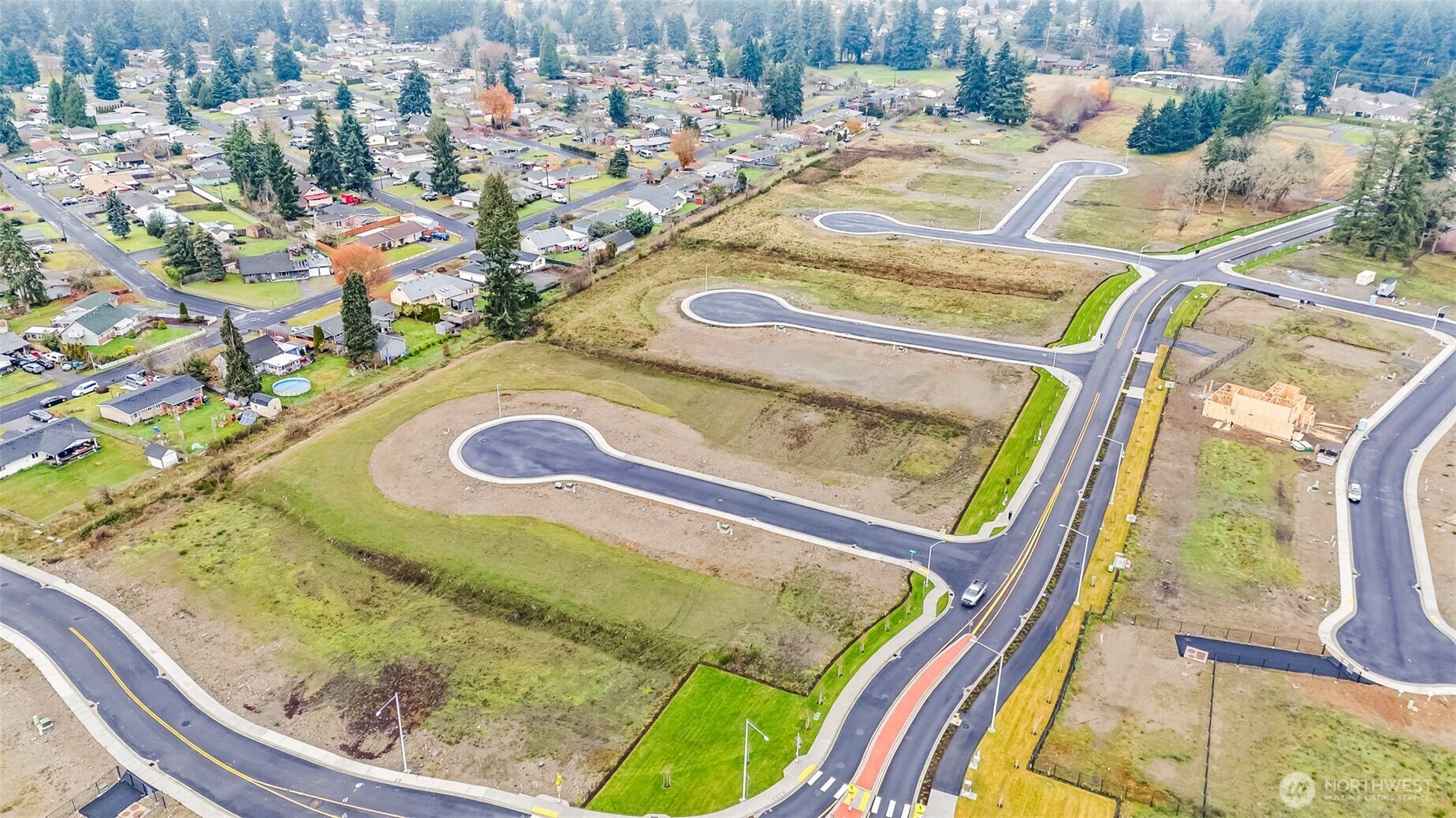 Aerial photo of Community, early Dec 2025