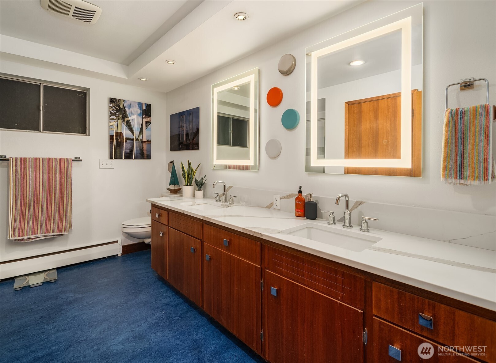 Laundry room is huge with outdoor and garage access