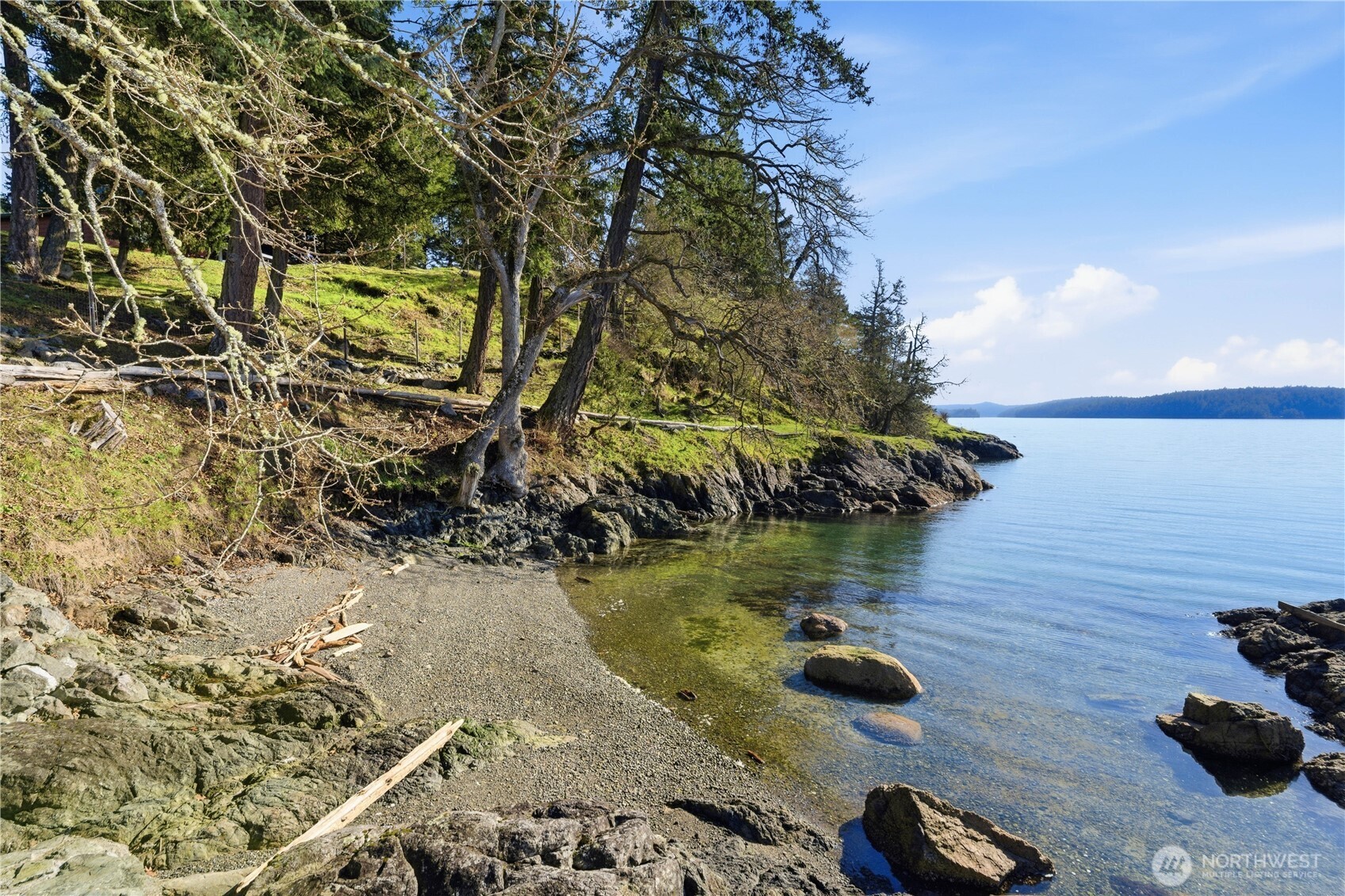 South Cove’s gentle shoreline, a favorite place for exploring tide pools and spotting sea stars