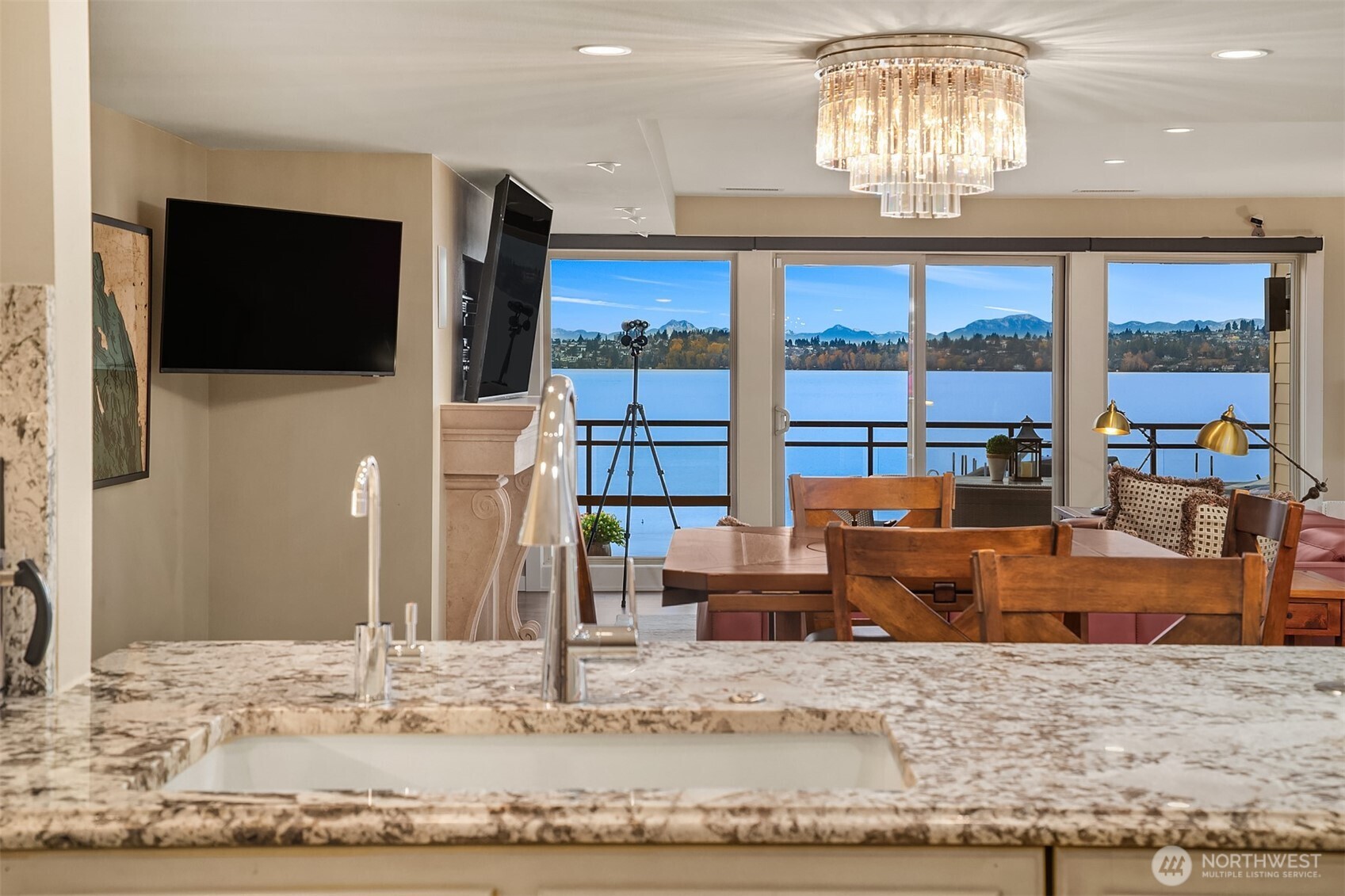 A chef-worthy kitchen offering every modern convenience and luxury detail