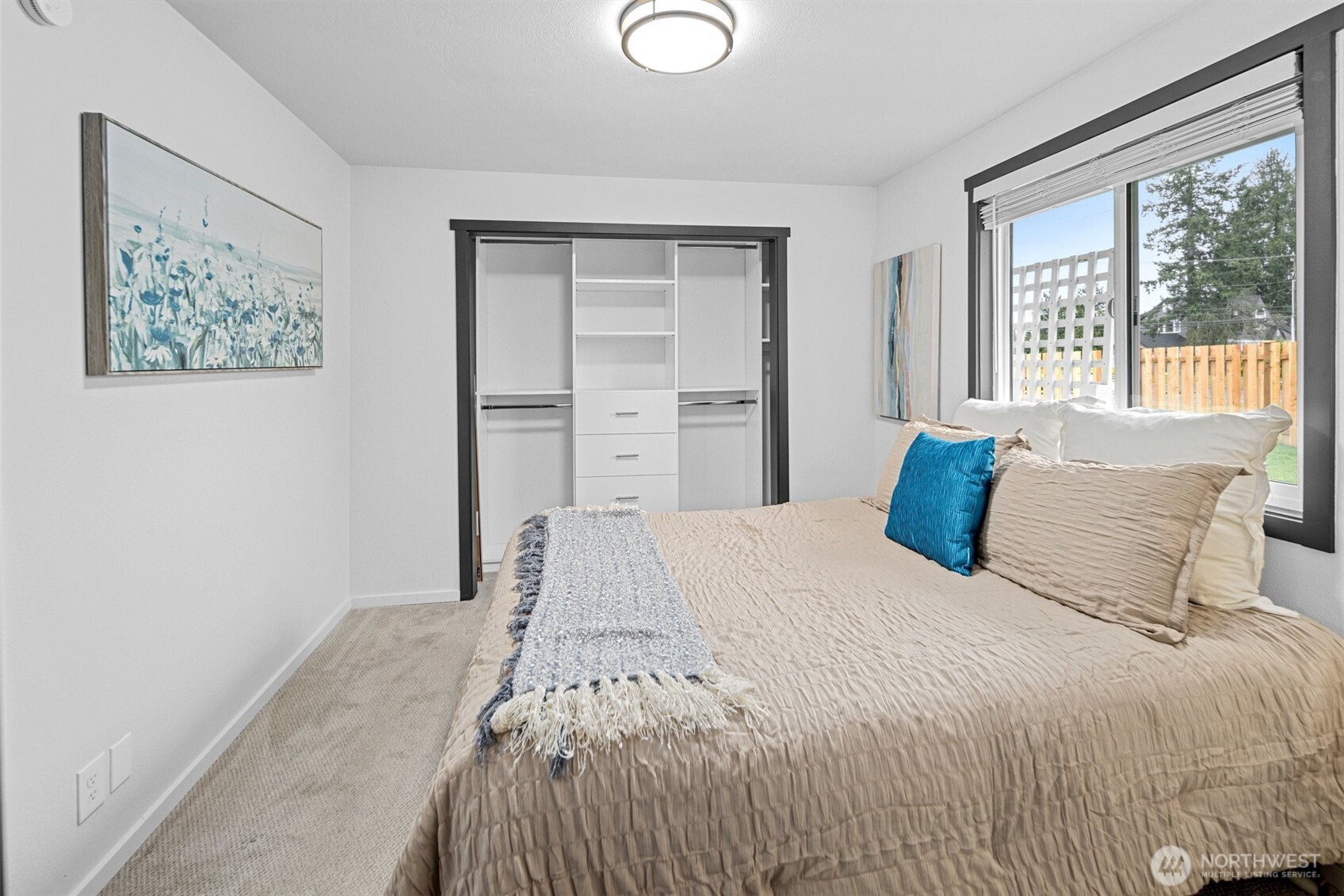 Fully upgraded bathroom off primary.