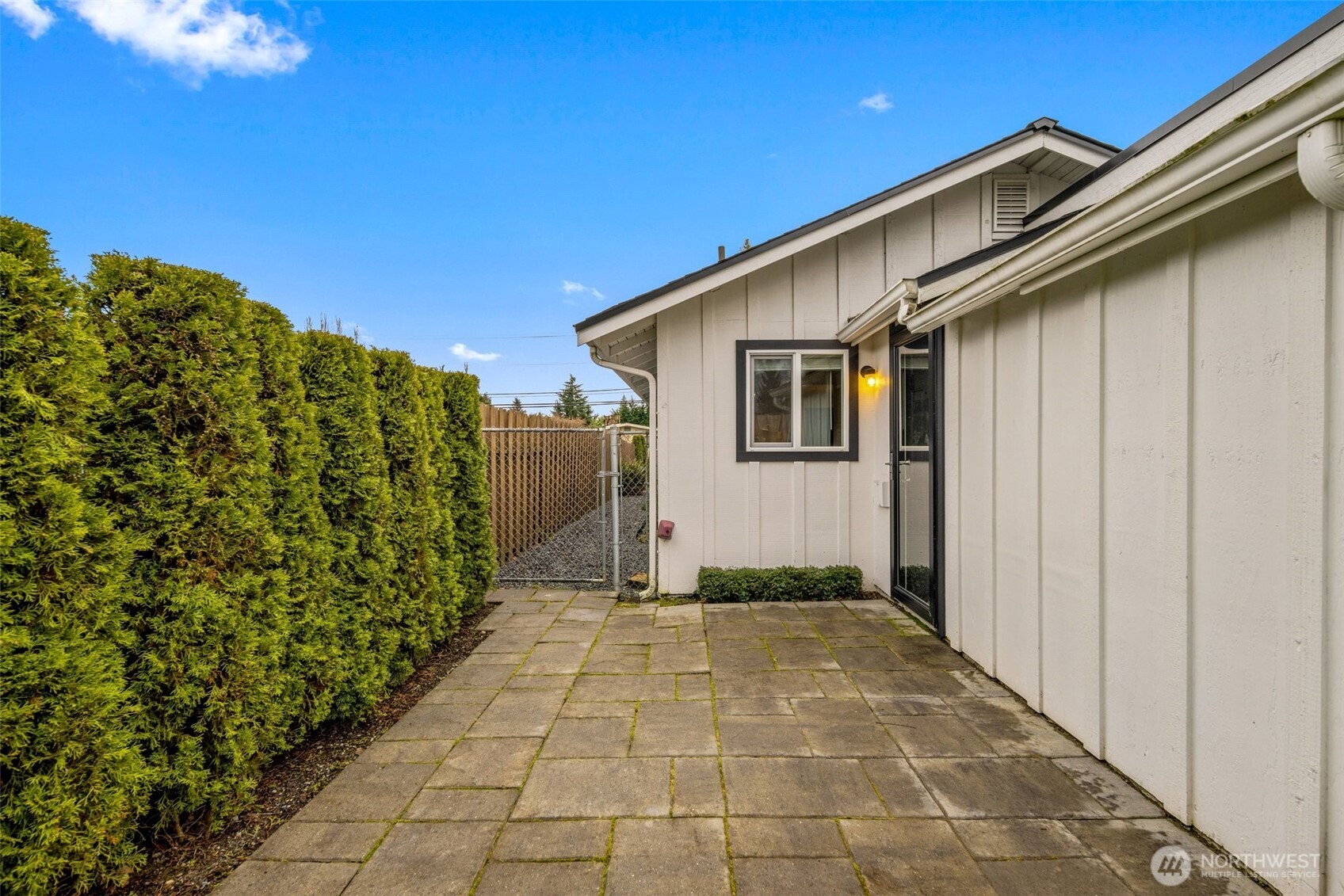 Large backyard space with lots of potential.