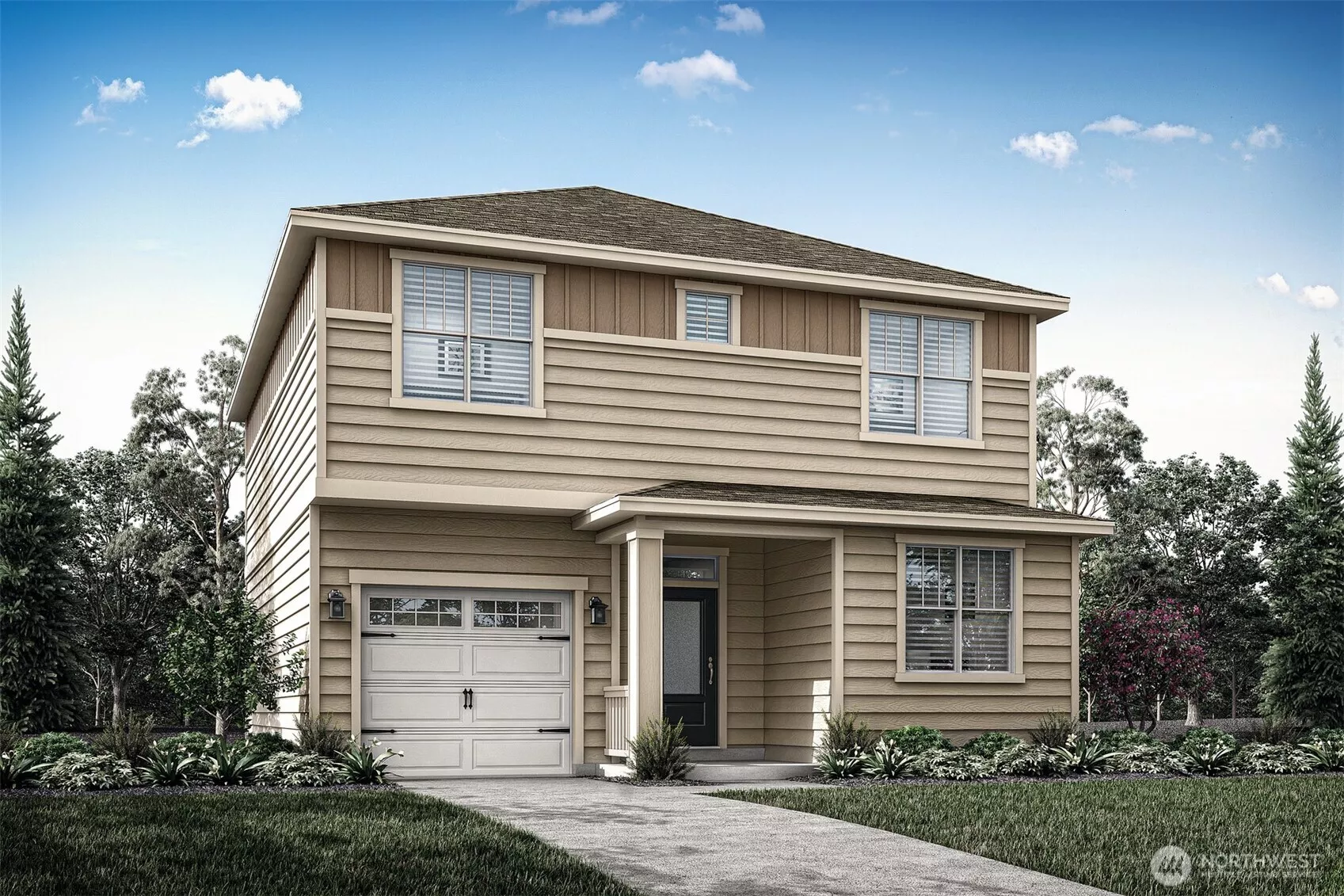 Example of the Fig floor plan to be located at 5321 East L Street