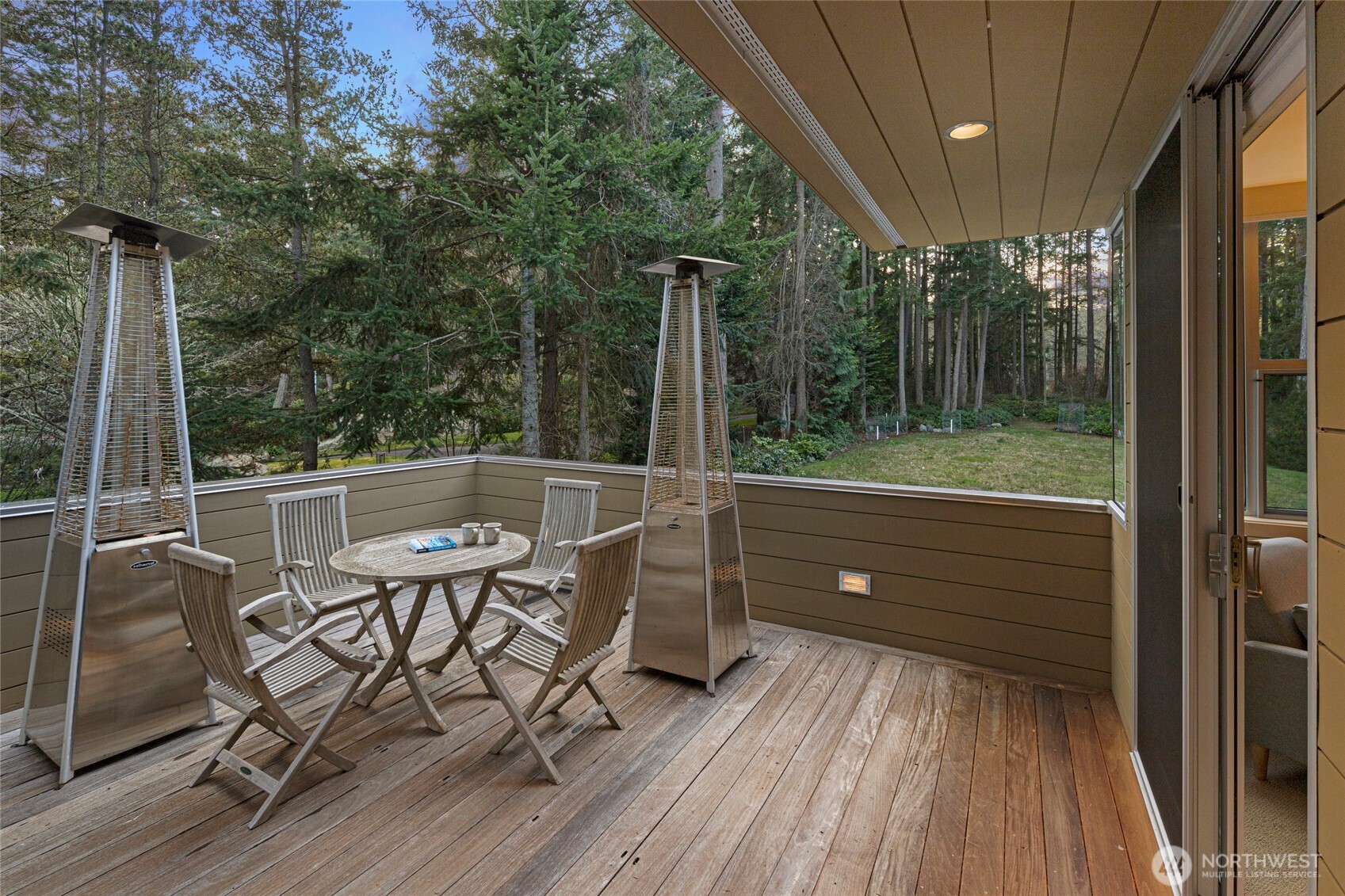 Deck off Garage Living Space