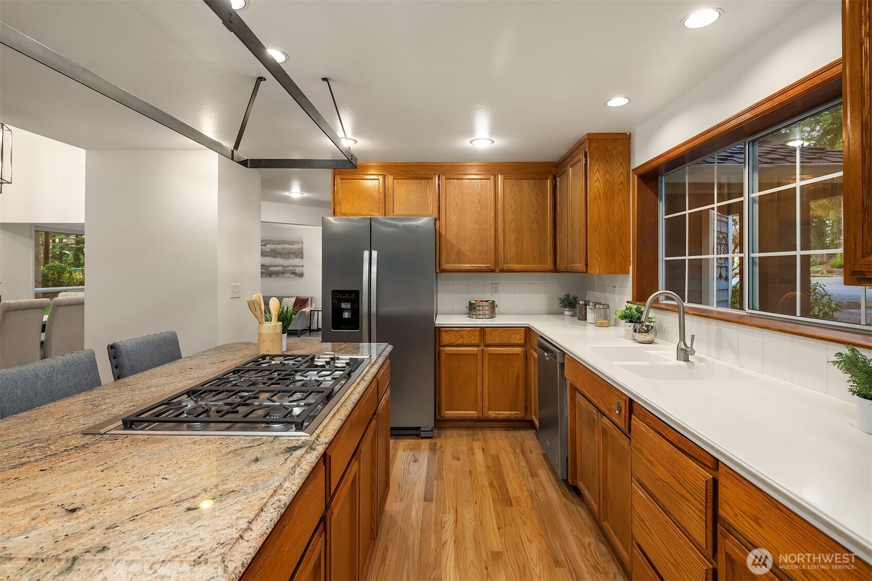 Inviting and open kitchen