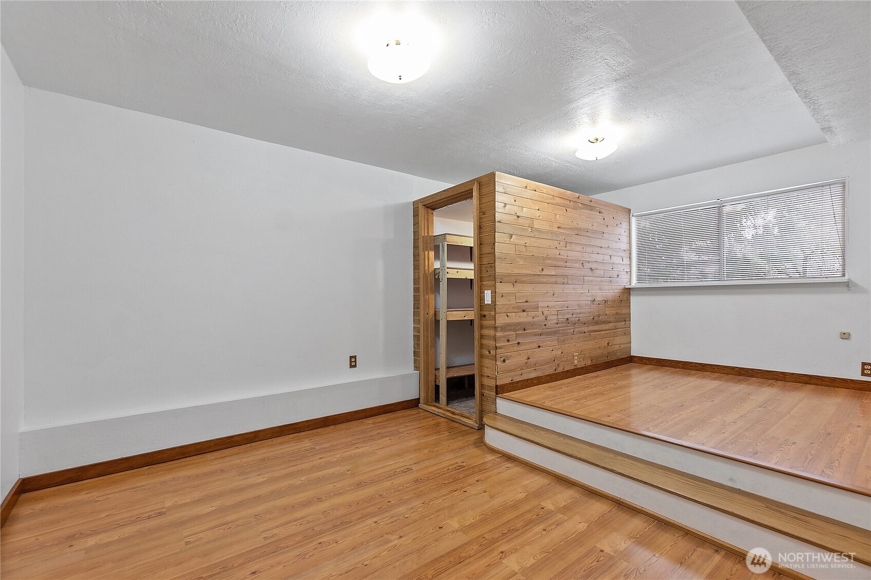 downstairs large bedroom, or flex room!