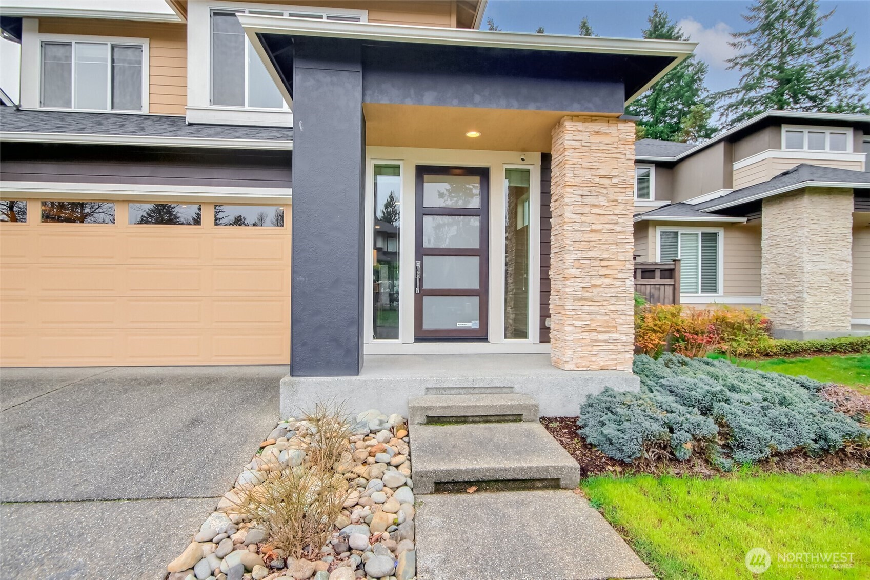 Walk up to door step at Great  house