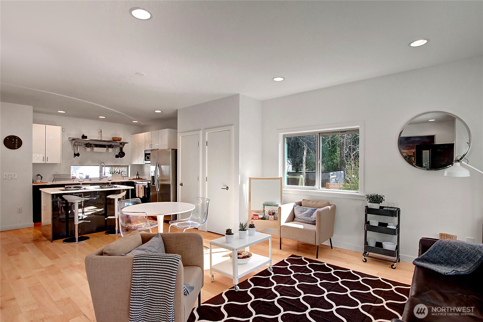 Picture of model unit staged