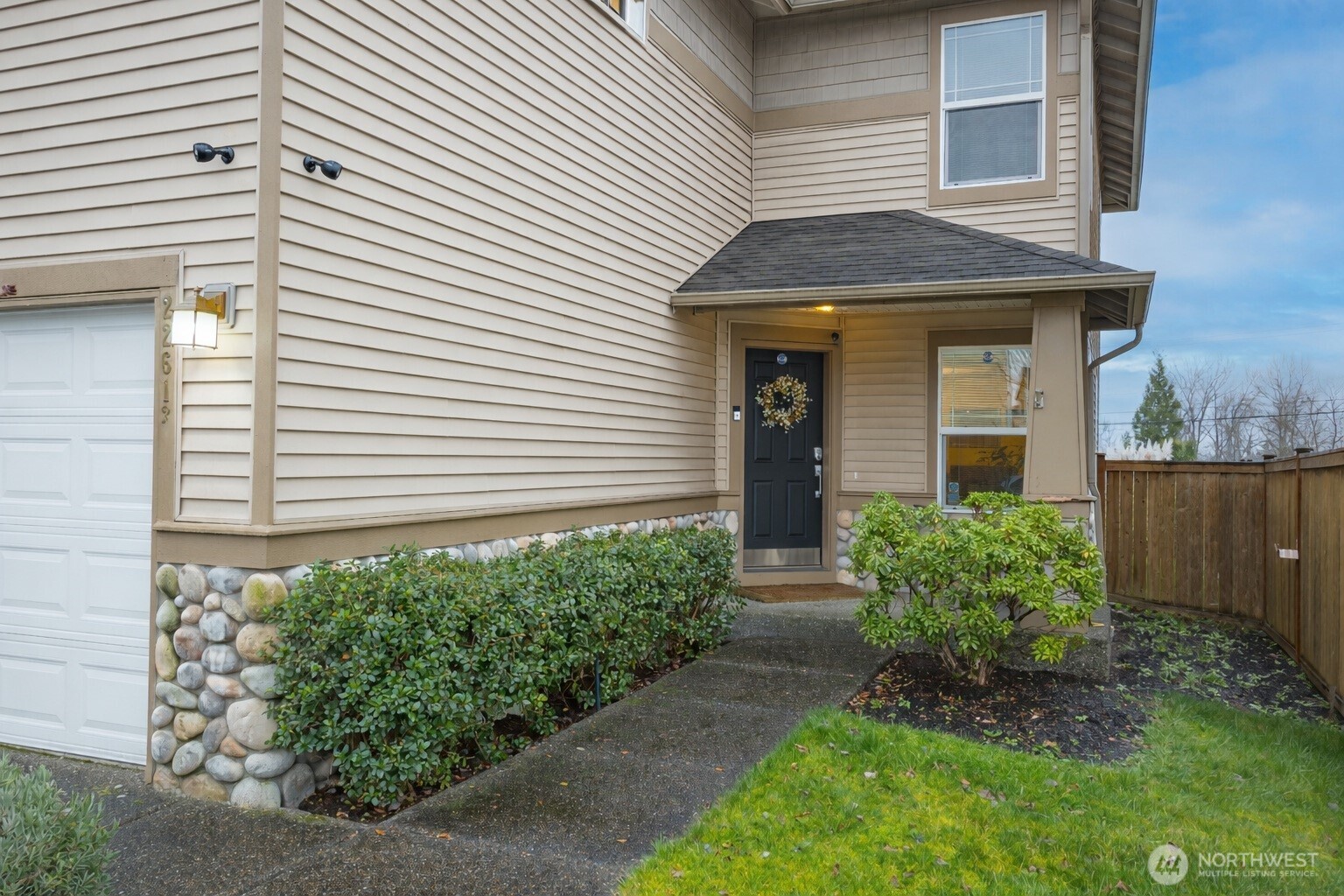 Large entry and open floor plan