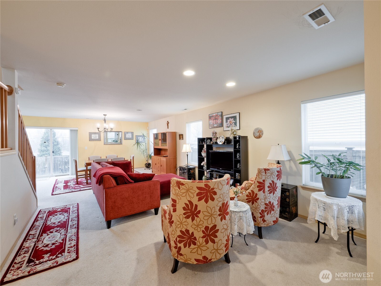 Living and dining rooms