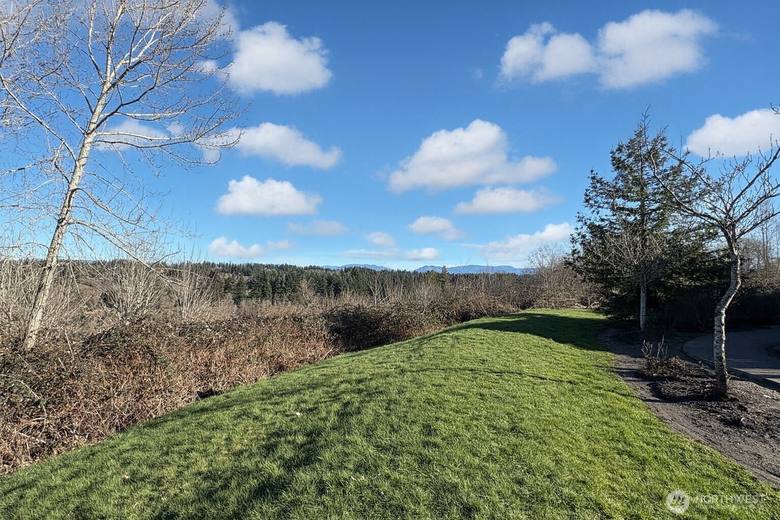 Peaceful views from the small park off 135th