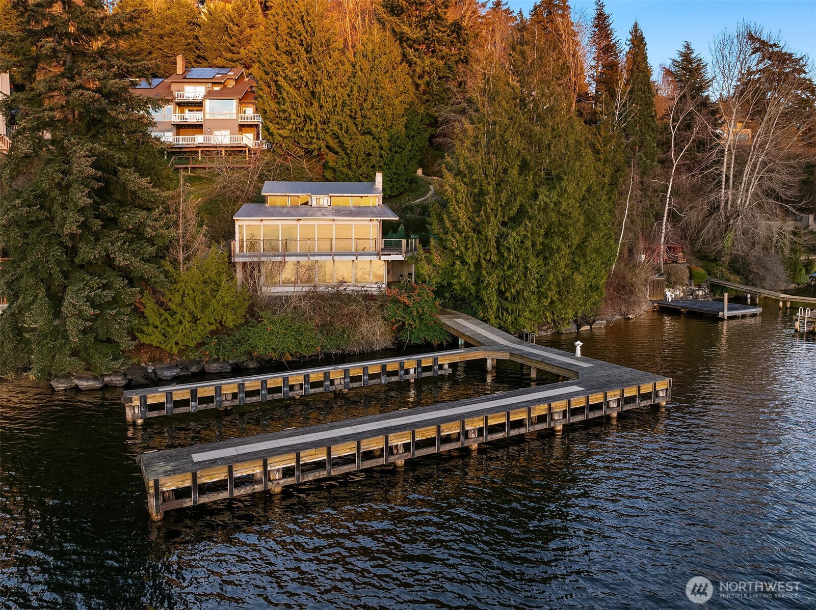 The 3 story home just 10 feet from the water's edge