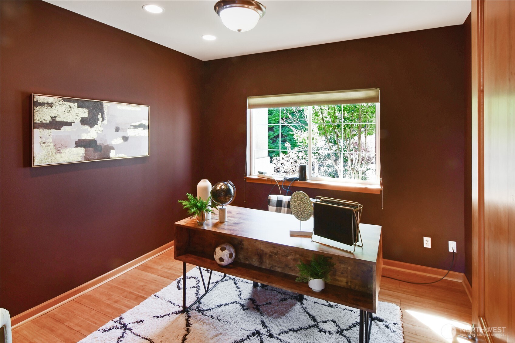 Spacious utility/laundry room with ample storage and direct access for everyday convenience.