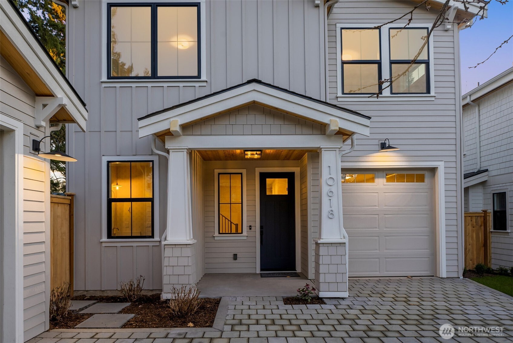 Fully landscaped and fenced rear yard.