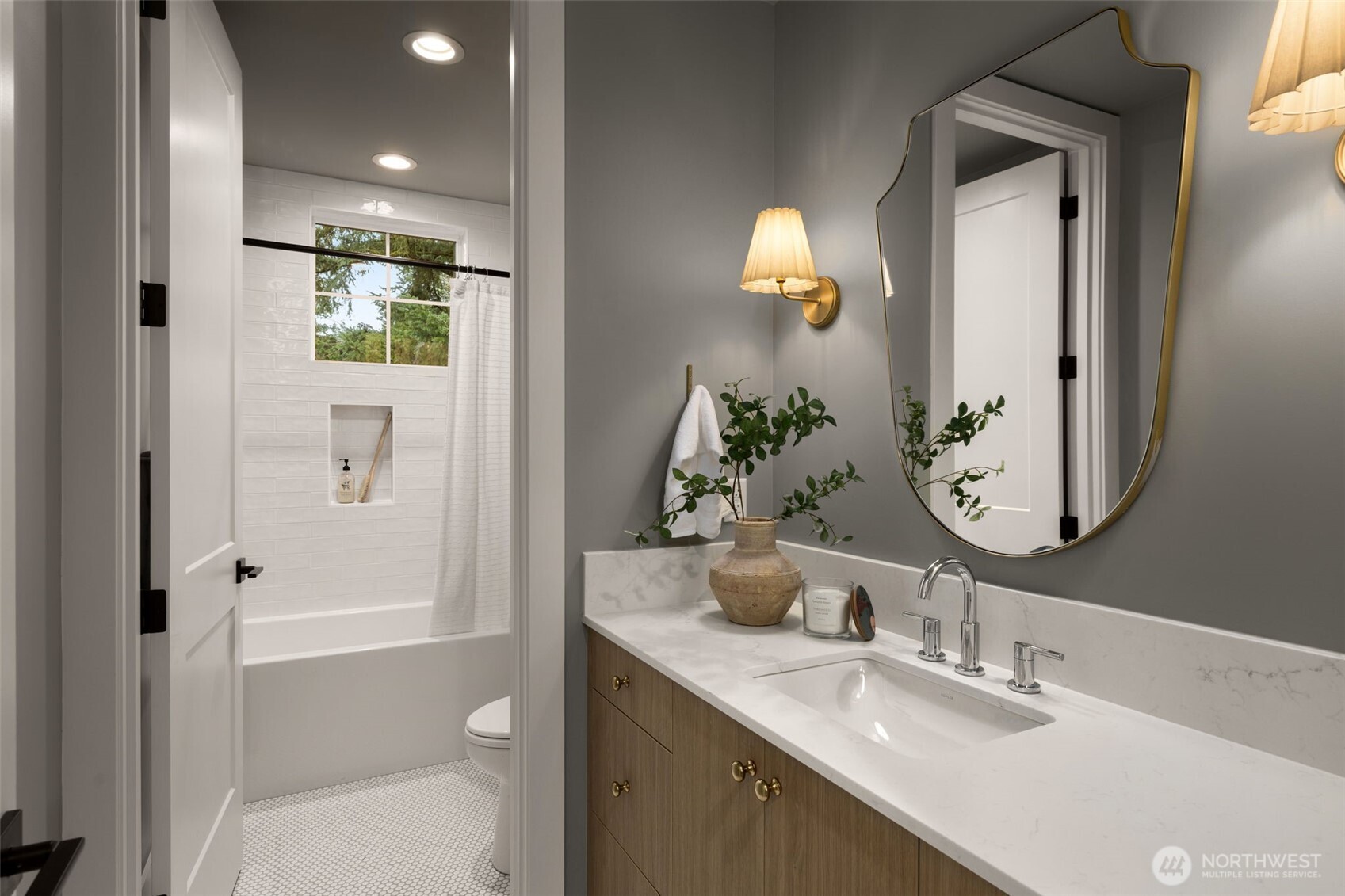 Primary walk-in closet with built-ins.